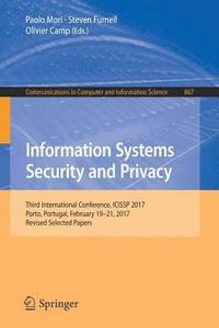 bokomslag Information Systems Security and Privacy