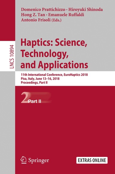 Domenico Prattichizzo, Hiroyuki Shinoda, Hong Z. Tan, Emanuele Ruffaldi, Antonio Frisoli - Haptics: Science, Technology, and Applications, Häftad