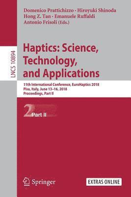 bokomslag Haptics: Science, Technology, and Applications