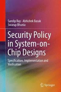 bokomslag Security Policy in System-on-Chip Designs