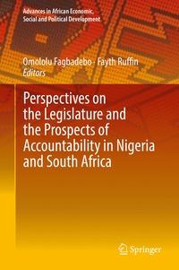 bokomslag Perspectives on the Legislature and the Prospects of Accountability in Nigeria and South Africa