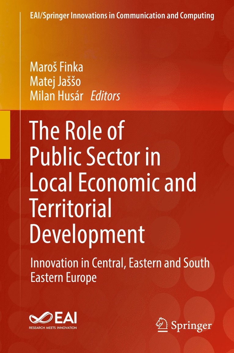Maroš Finka, Matej Jaššo, Milan Husár, Maros Finka, Matej Jasso, Maro Finka, Matej Jao - Role of Public Sector in Local Economic and Territorial Development, Inbunden
