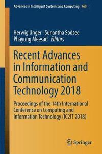 bokomslag Recent Advances in Information and Communication Technology 2018