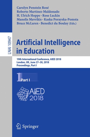 Carolyn Penstein Rosé, Roberto Martínez-Maldonado, H. Ulrich Hoppe, Rose Luckin, Manolis Mavrikis, Kaska Porayska-Pomsta, Bruce McLaren, Benedict du Boulay - Artificial Intelligence in Education, Häftad