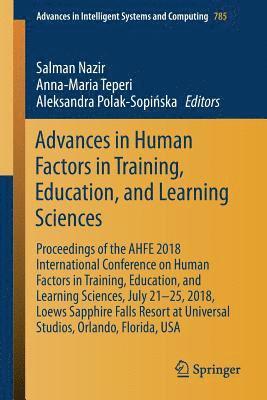 bokomslag Advances in Human Factors in Training, Education, and Learning Sciences