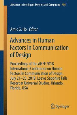 bokomslag Advances in Human Factors in Communication of Design