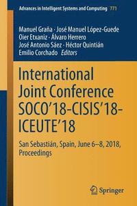 bokomslag International Joint Conference SOCO18-CISIS18-ICEUTE18