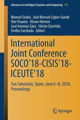International Joint Conference SOCO18-CISIS18-ICEUTE18 1