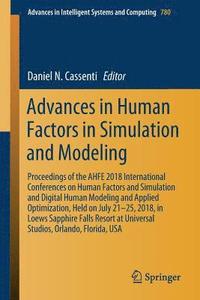 bokomslag Advances in Human Factors in Simulation and Modeling