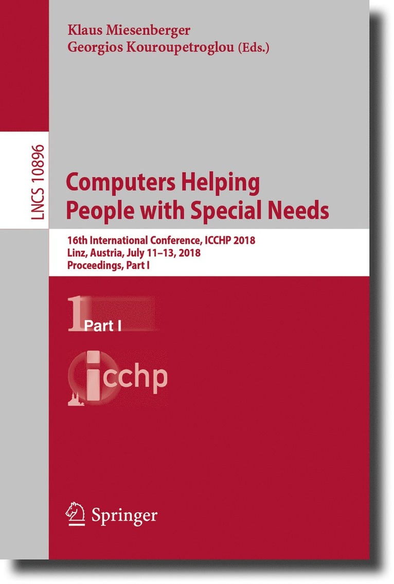 Klaus Miesenberger, Georgios Kouroupetroglou - Computers Helping People with Special Needs, Häftad