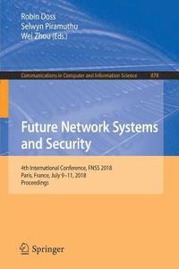 bokomslag Future Network Systems and Security