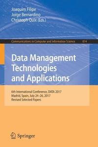 bokomslag Data Management Technologies and Applications