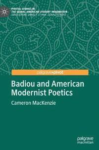 bokomslag Badiou and American Modernist Poetics