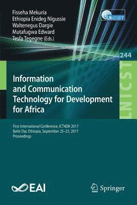 Information and Communication Technology for Development for Africa 1