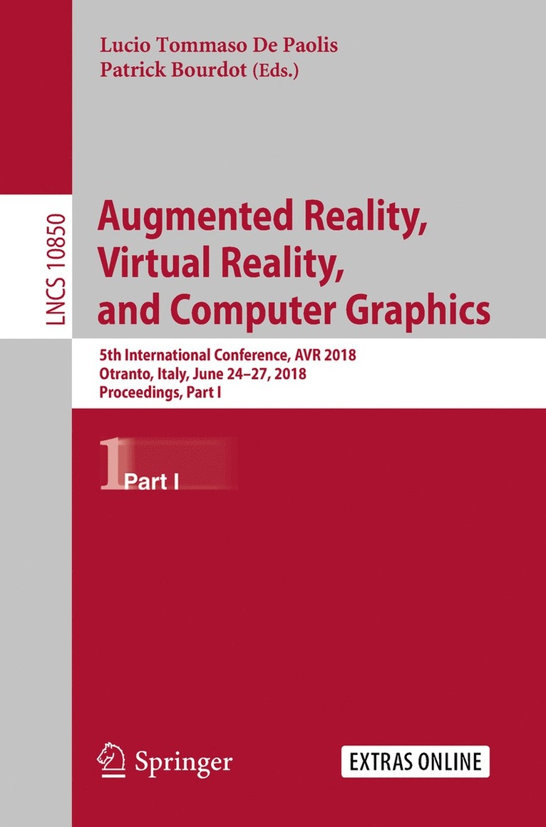 Lucio Tommaso De Paolis, Patrick Bourdot - Augmented Reality, Virtual Reality, and Computer Graphics, Häftad