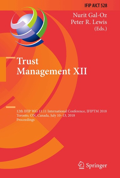 Nurit Gal-Oz, Peter R. Lewis - Trust Management XII, Inbunden
