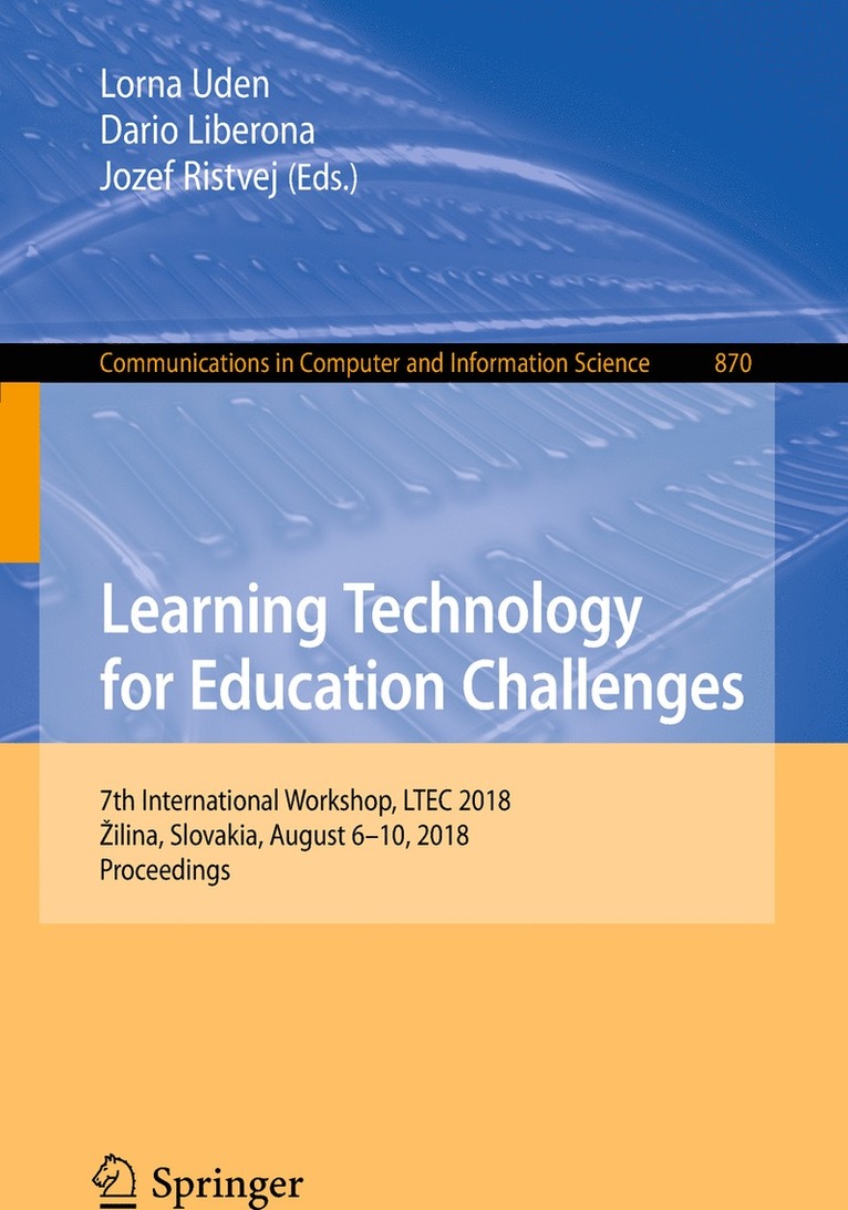 Learning Technology for Education Challenges 1