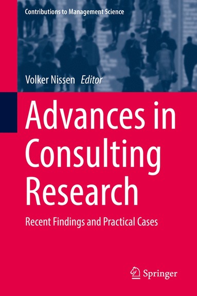 bokomslag Advances in Consulting Research