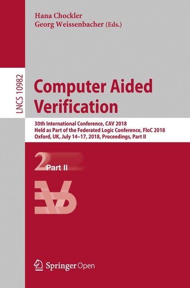 Hana Chockler, Georg Weissenbacher - Computer Aided Verification, Häftad