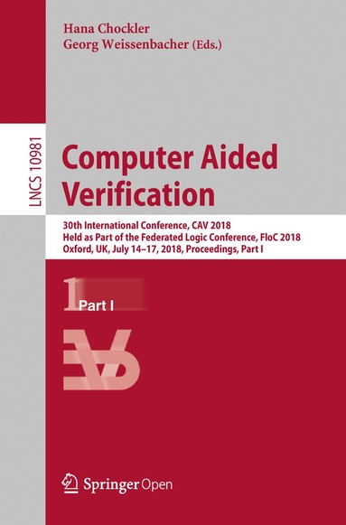 Hana Chockler, Georg Weissenbacher - Computer Aided Verification, Häftad