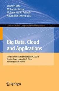 bokomslag Big Data, Cloud and Applications