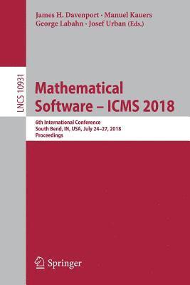 Mathematical Software  ICMS 2018 1