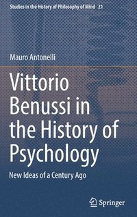 bokomslag Vittorio Benussi in the History of Psychology