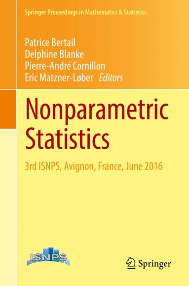 Patrice Bertail, Delphine Blanke, Pierre-André Cornillon, Eric Matzner-Løber - Nonparametric Statistics, Inbunden