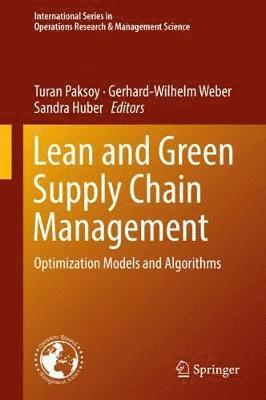 Lean and Green Supply Chain Management 1