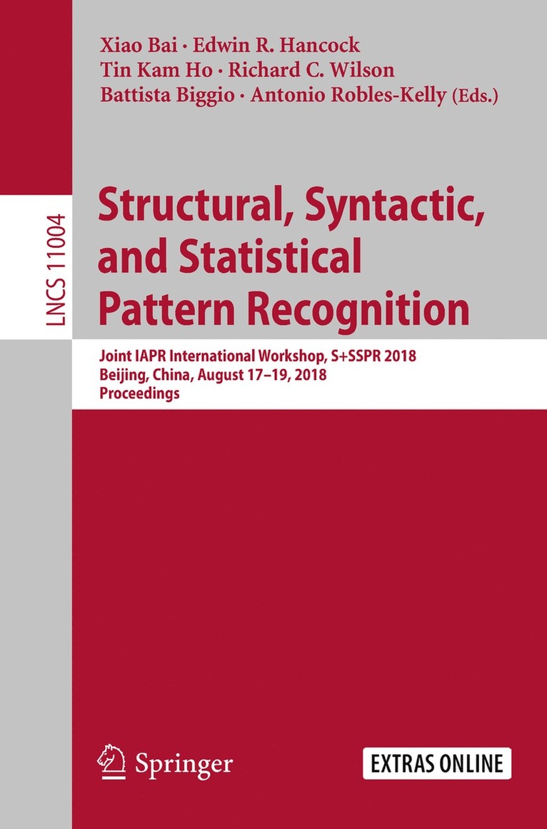 Structural, Syntactic, and Statistical Pattern Recognition 1