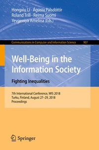 bokomslag Well-Being in the Information Society. Fighting Inequalities