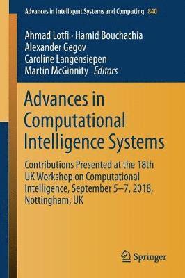 Advances in Computational Intelligence Systems 1