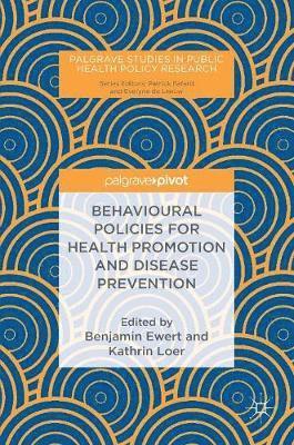 bokomslag Behavioural Policies for Health Promotion and Disease Prevention