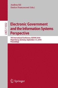 bokomslag Electronic Government and the Information Systems Perspective