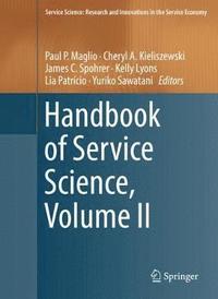 bokomslag Handbook of Service Science, Volume II