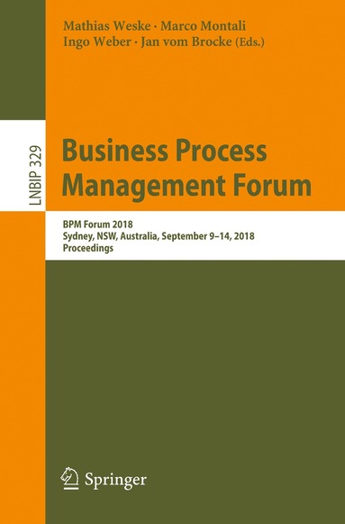 Mathias Weske, Marco Montali, Ingo Weber, Jan vom Brocke - Business Process Management Forum, Häftad