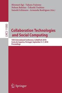 bokomslag Collaboration Technologies and Social Computing
