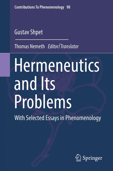 bokomslag Hermeneutics and Its Problems