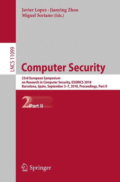 Javier Lopez, Jianying Zhou, Miguel Soriano - Computer Security, Häftad
