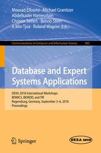 bokomslag Database and Expert Systems Applications