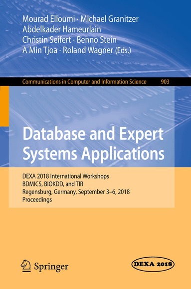 Mourad Elloumi, Michael Granitzer, Abdelkader Hameurlain, Christin Seifert, Benno Stein, A Min Tjoa, Roland Wagner - Database and Expert Systems Applications, Häftad