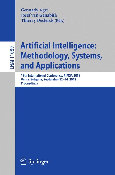 Gennady Agre, Josef van Genabith, Thierry Declerck - Artificial Intelligence: Methodology, Systems, and Applications, Häftad