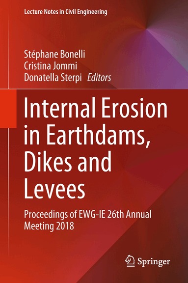 Stéphane Bonelli, Cristina Jommi, Donatella Sterpi - Internal Erosion in Earthdams, Dikes and Levees, Inbunden