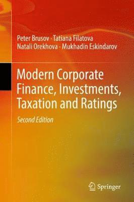 Modern Corporate Finance, Investments, Taxation and Ratings 1