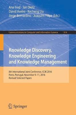 bokomslag Knowledge Discovery, Knowledge Engineering and Knowledge Management