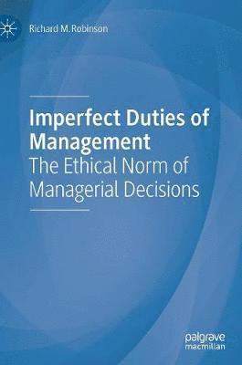 bokomslag Imperfect Duties of Management