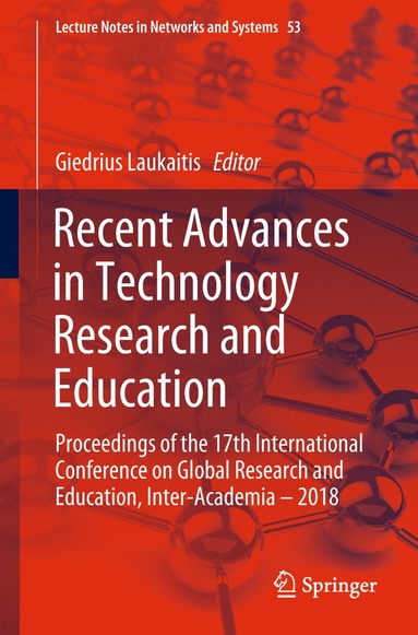 bokomslag Recent Advances in Technology Research and Education