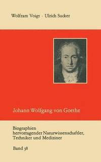 bokomslag Johann Wolfgang von Goethe als Naturwissenschaftler