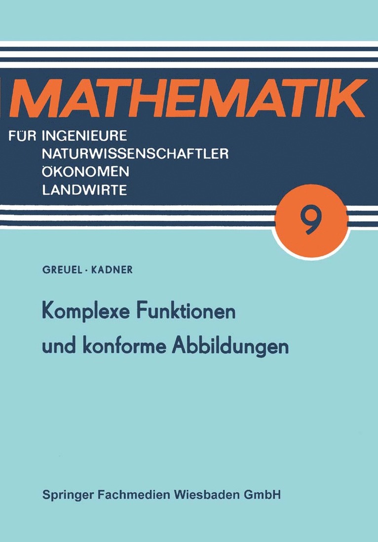 Komplexe Funktionen und konforme Abbildungen 1