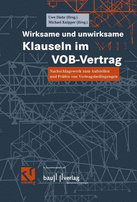 bokomslag Wirksame und unwirksame Klauseln im VOB-Vertrag